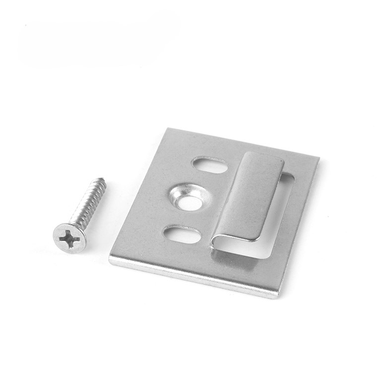 Fixation habillage façade en bambou HFB10